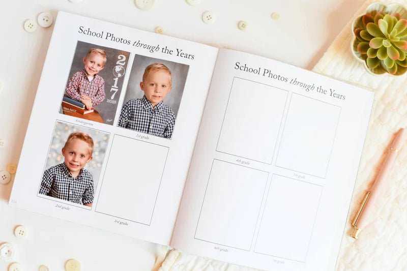 Back-to-School Memory Books: How to Capture the First Day of Every Grade - Duncan & Stone Paper Co.
