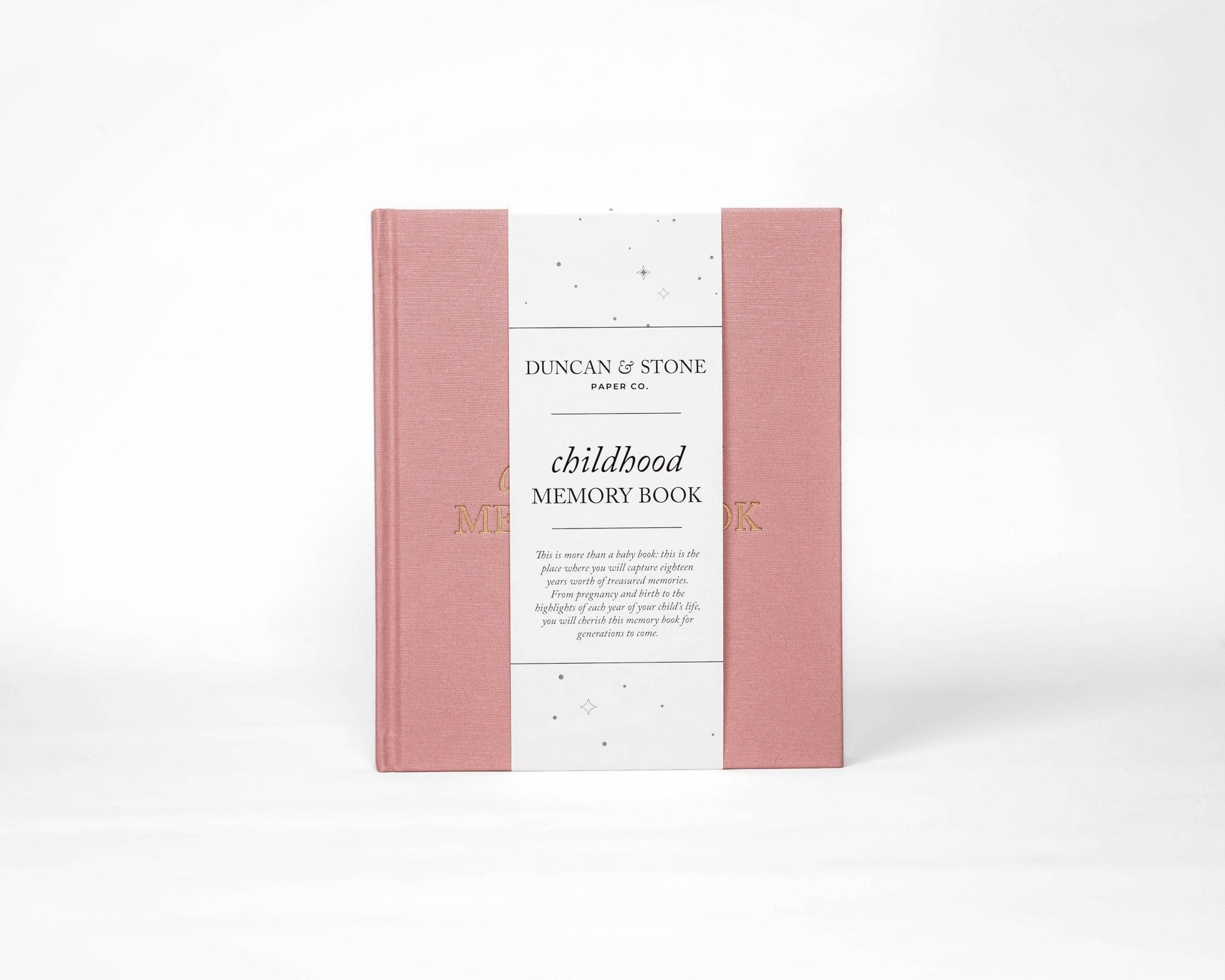 Childhood Memory & Milestone Book from Pregnancy – Duncan & Stone