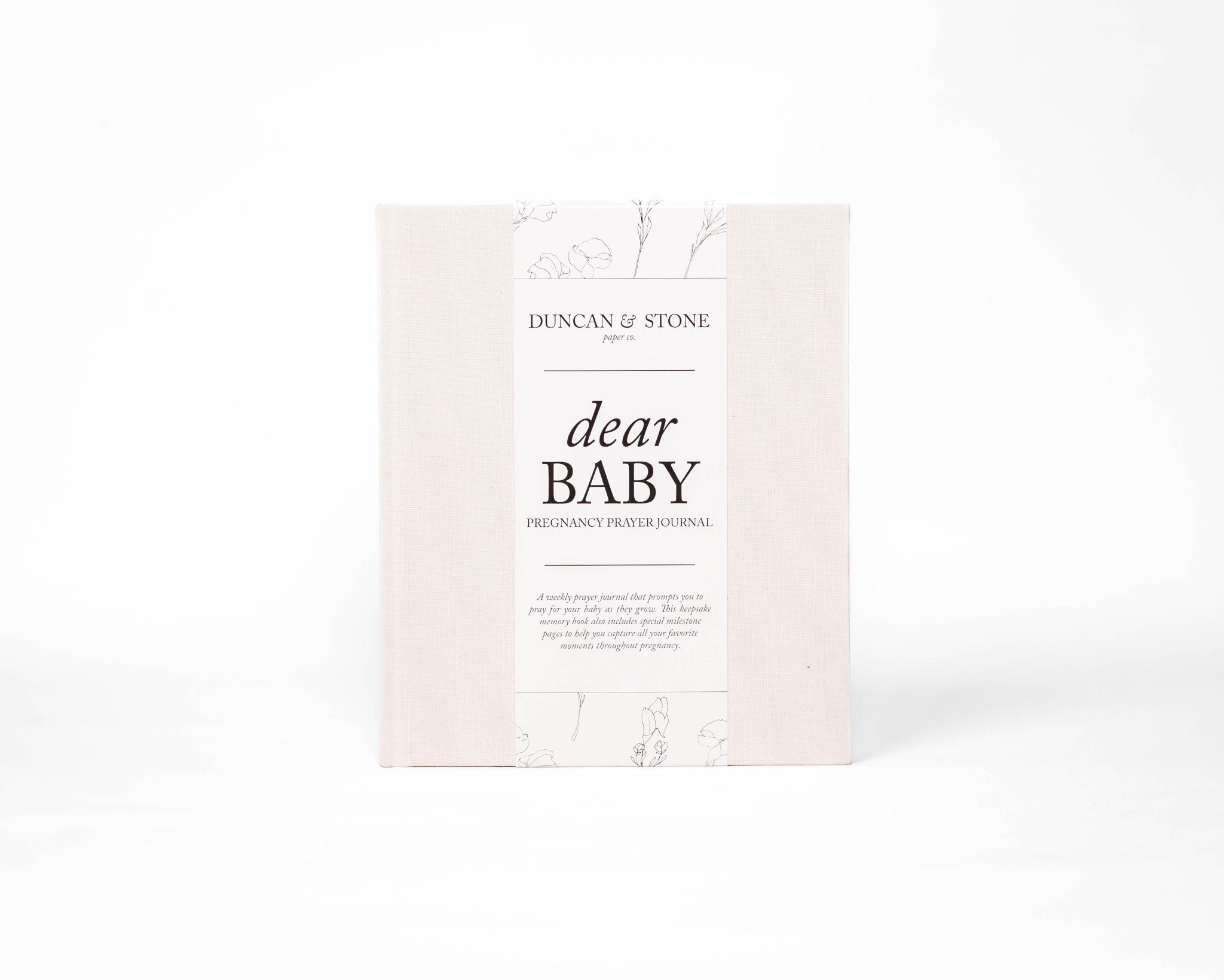 Dear Baby: Pregnancy Prayer Journal - Duncan & Stone Paper Co.