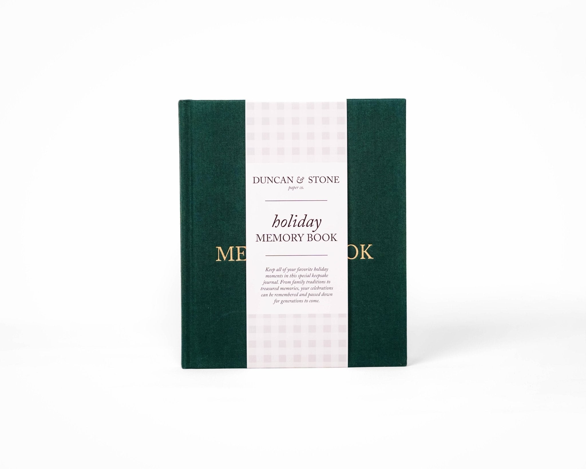 Holiday Memory Book & Family Keepsake - Duncan & Stone Paper Co.
