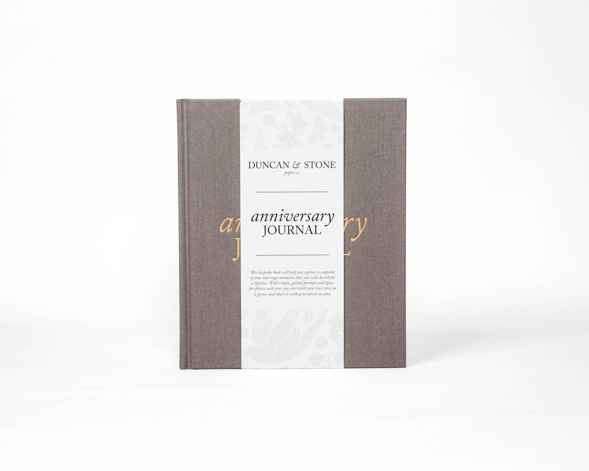 Anniversary Journal Book - Duncan & Stone Paper Co.
