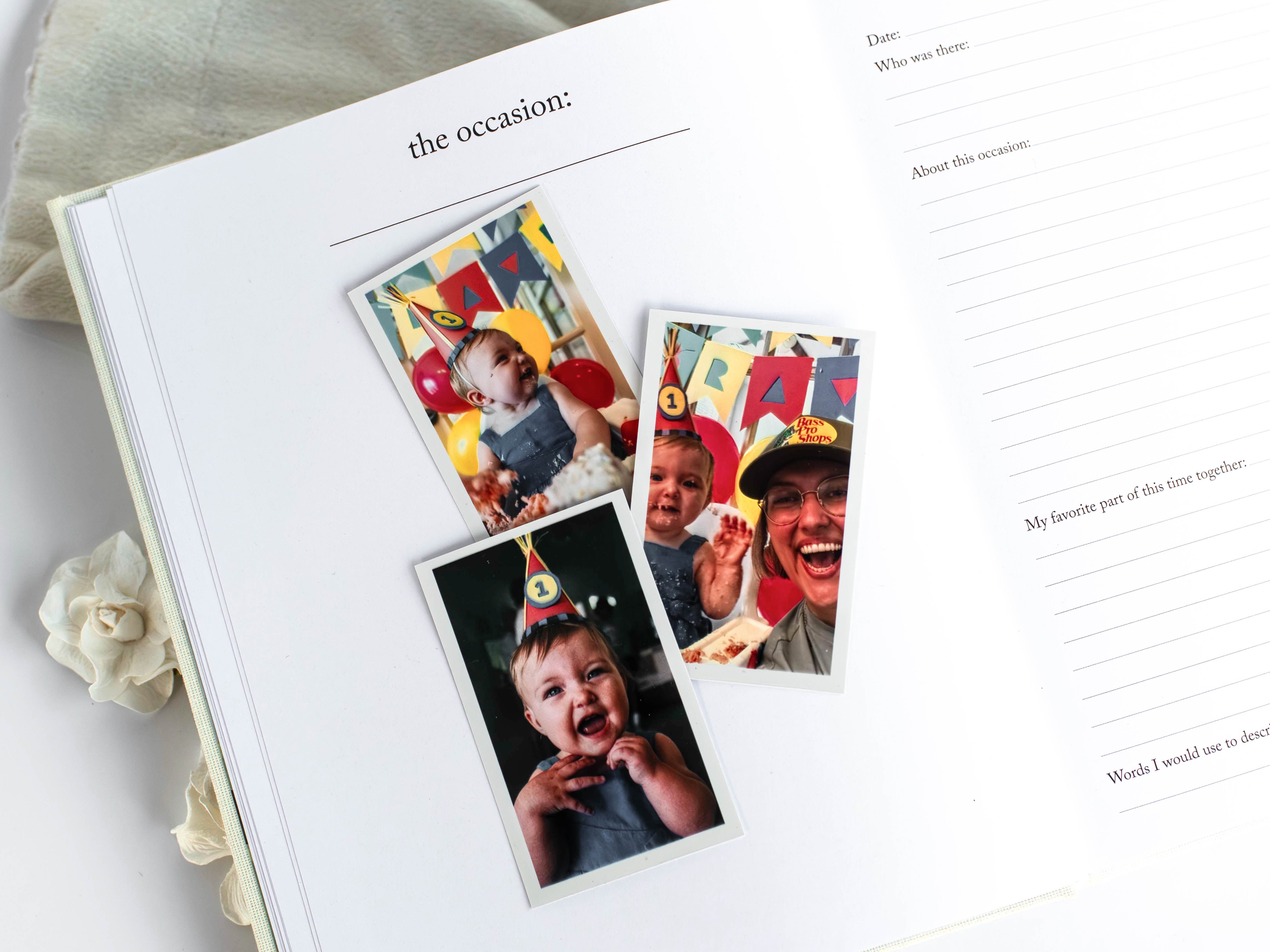 Keepsake Memory Book for Aunts, Nieces & Nephews