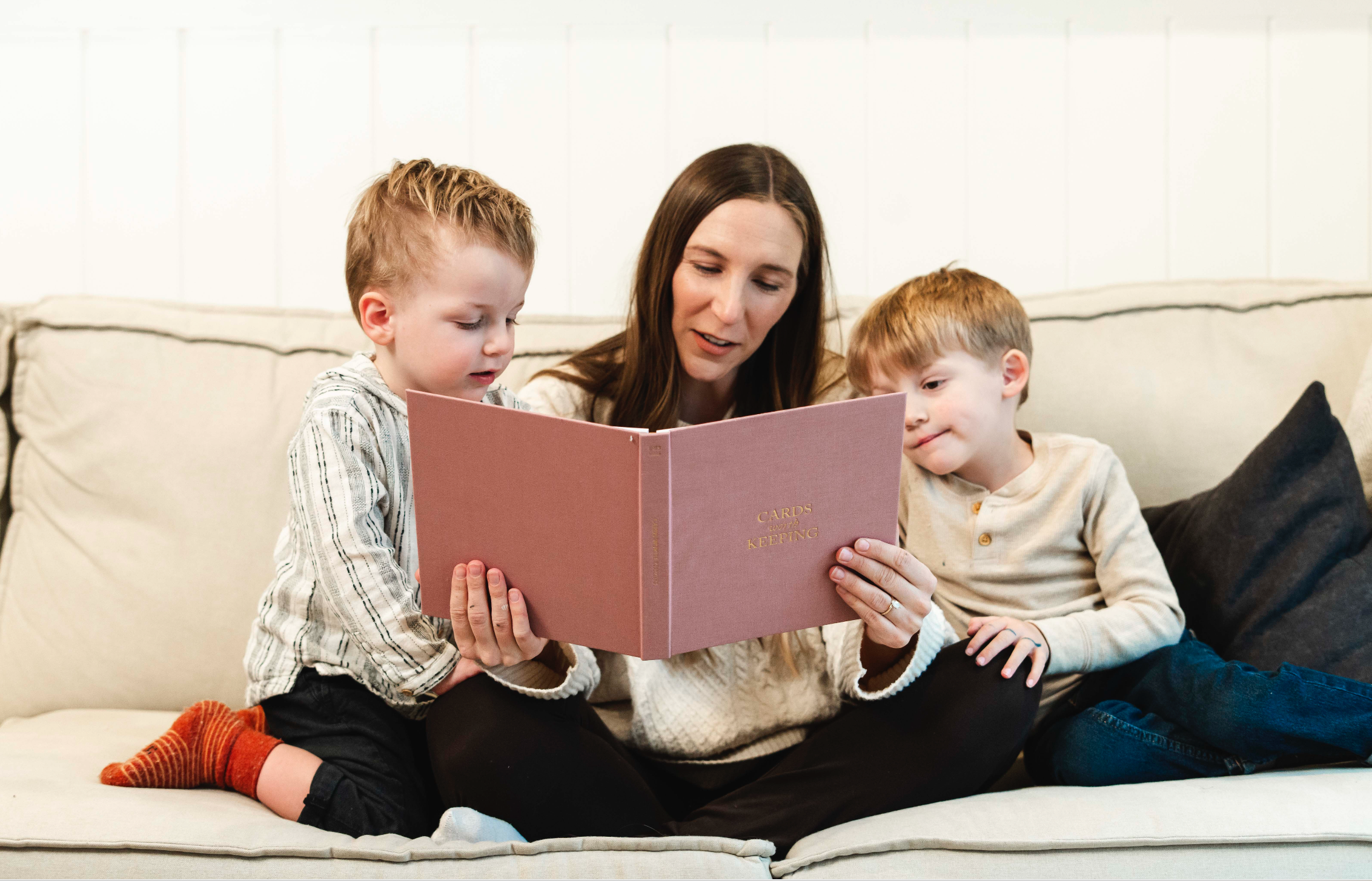 Cards Worth Keeping Journal | Personalized Keepsake
