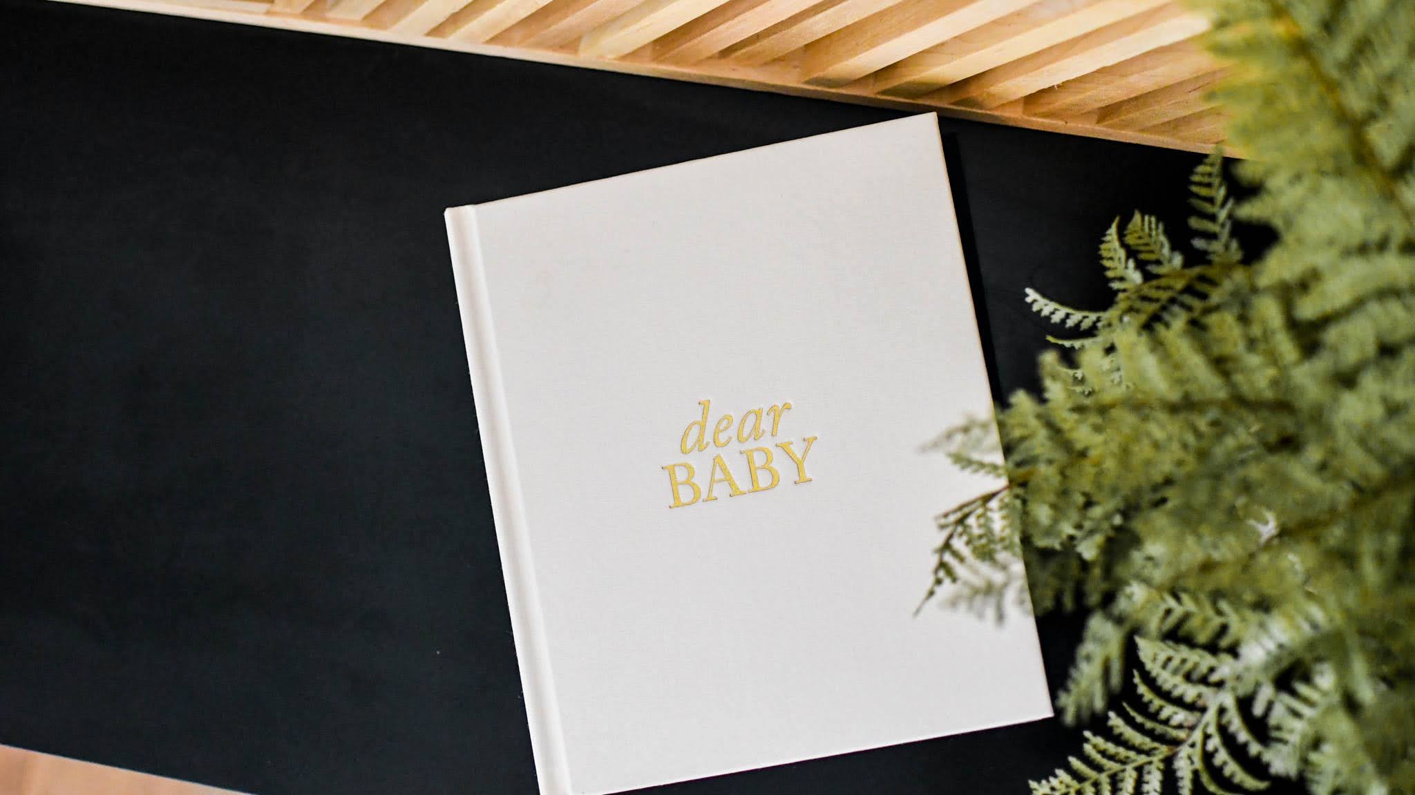 Dear Baby: A Pregnancy Prayer Journal & Memory Book for Expecting Moms by Duncan & Stone | Pregnancy Keepsake | Scrapbook Album for Milestones | Baby Announcement | New Mom to Be Gift