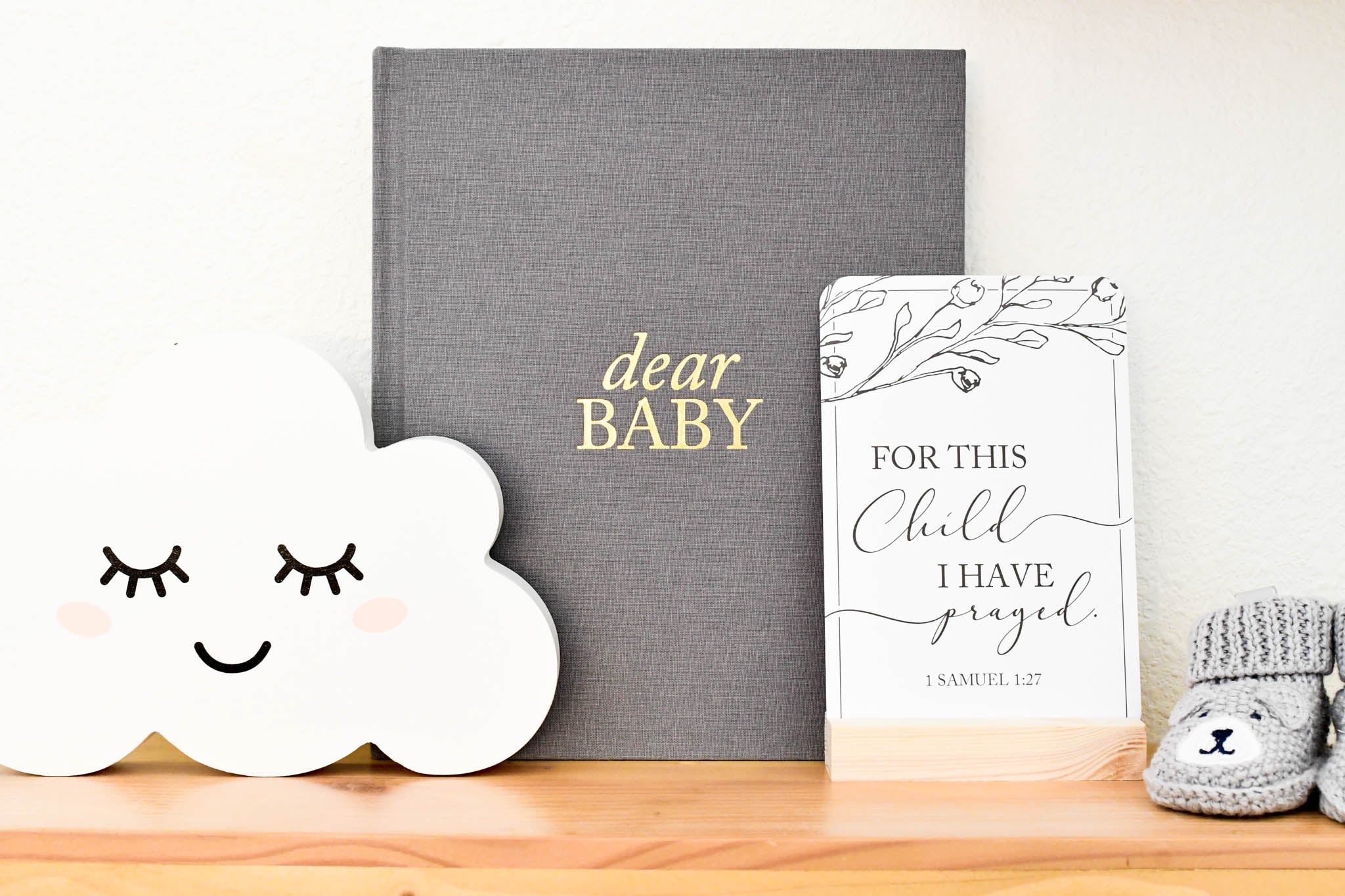 Dear Baby: A Pregnancy Prayer Journal & Memory Book for Expecting Moms by Duncan & Stone | Pregnancy Keepsake | Scrapbook Album for Milestones | Baby Announcement | New Mom to Be Gift