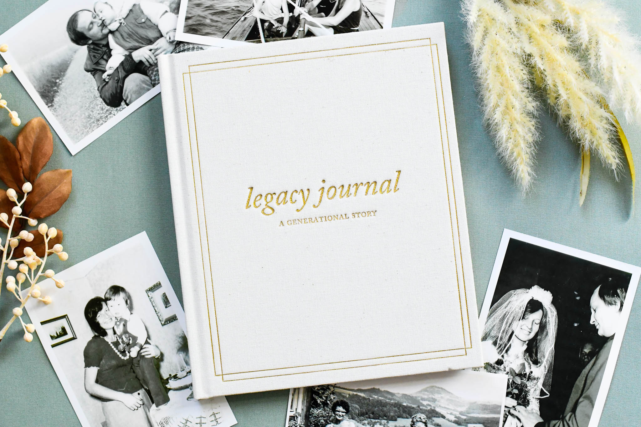 Grandparent Legacy Journal Memory Book: Family Tree Keepsake by Duncan & Stone | Gift for Parents & Grandparents | Nana Scrapbook Album | Perfect for Holidays