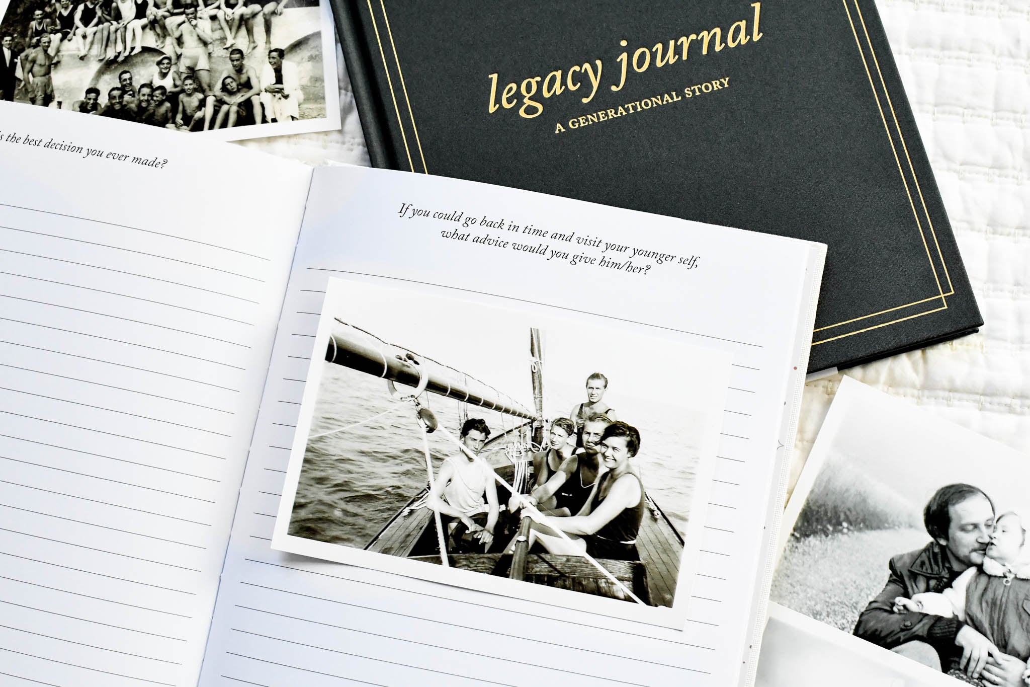 Grandparent Legacy Journal Memory Book: Family Tree Keepsake by Duncan & Stone | Gift for Parents & Grandparents | Nana Scrapbook Album | Perfect for Holidays