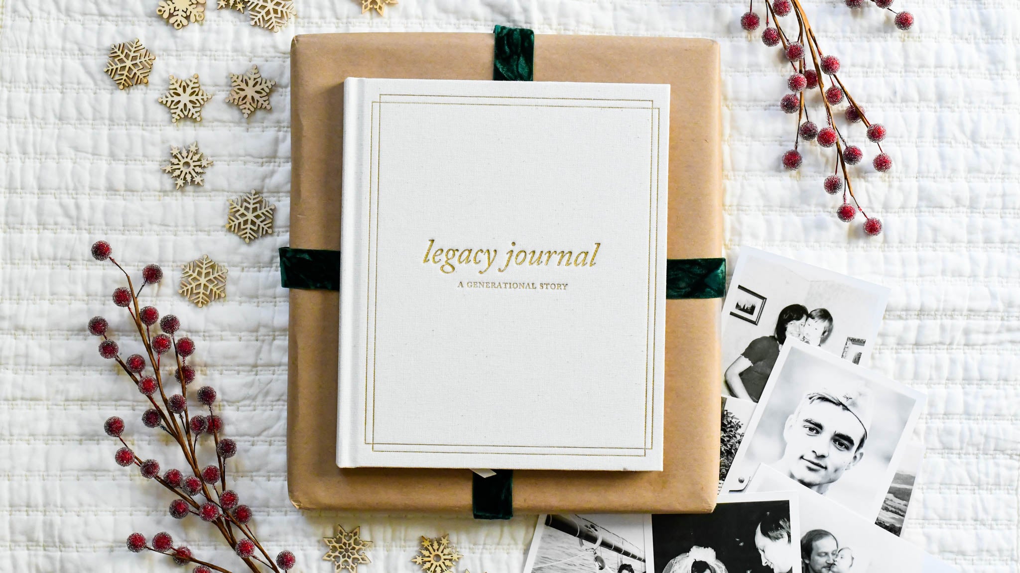 Grandparent Legacy Journal Memory Book: Family Tree Keepsake by Duncan & Stone | Gift for Parents & Grandparents | Nana Scrapbook Album | Perfect for Holidays