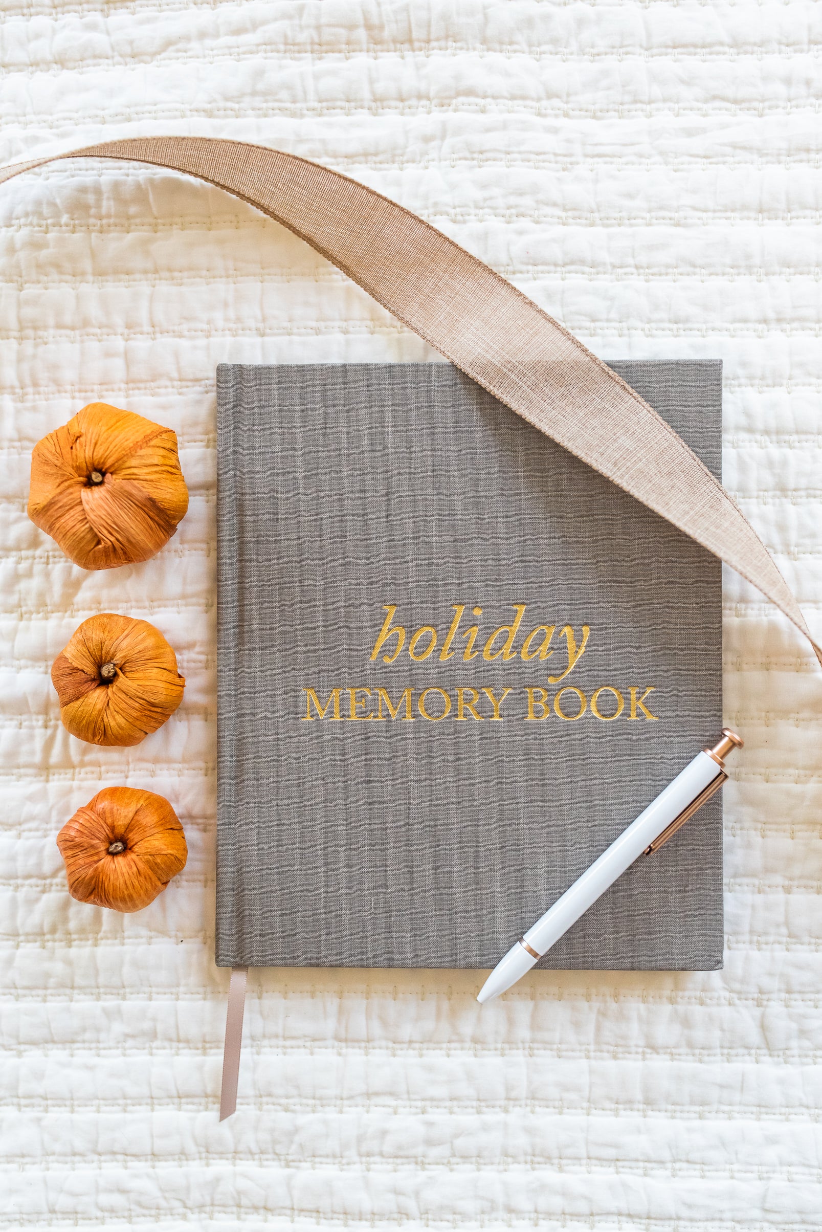 Holiday Memory Book by Duncan & Stone | Family Photo Scrapbook Album | Seasonal Traditions Keepers for Thanksgiving & Other Holidays | Keepsake Journal for Important Records | Premium Holiday Photo Album | Custom Holiday Journal