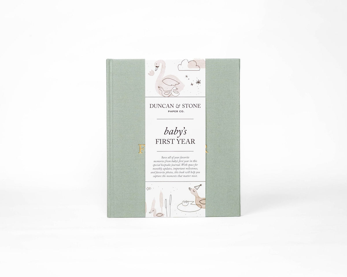 Cyber Monday Sale: Get Baby's First Year Memory Book Before Prices Go Back Up - Duncan & Stone Paper Co.