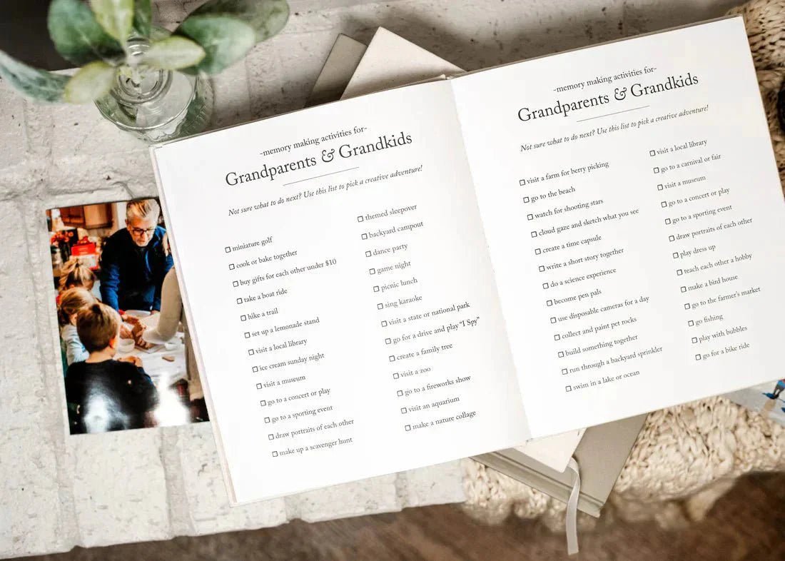 Why a Grandparent Memory Book Is the Perfect Spring Gift for the Whole Family - Duncan & Stone Paper Co.