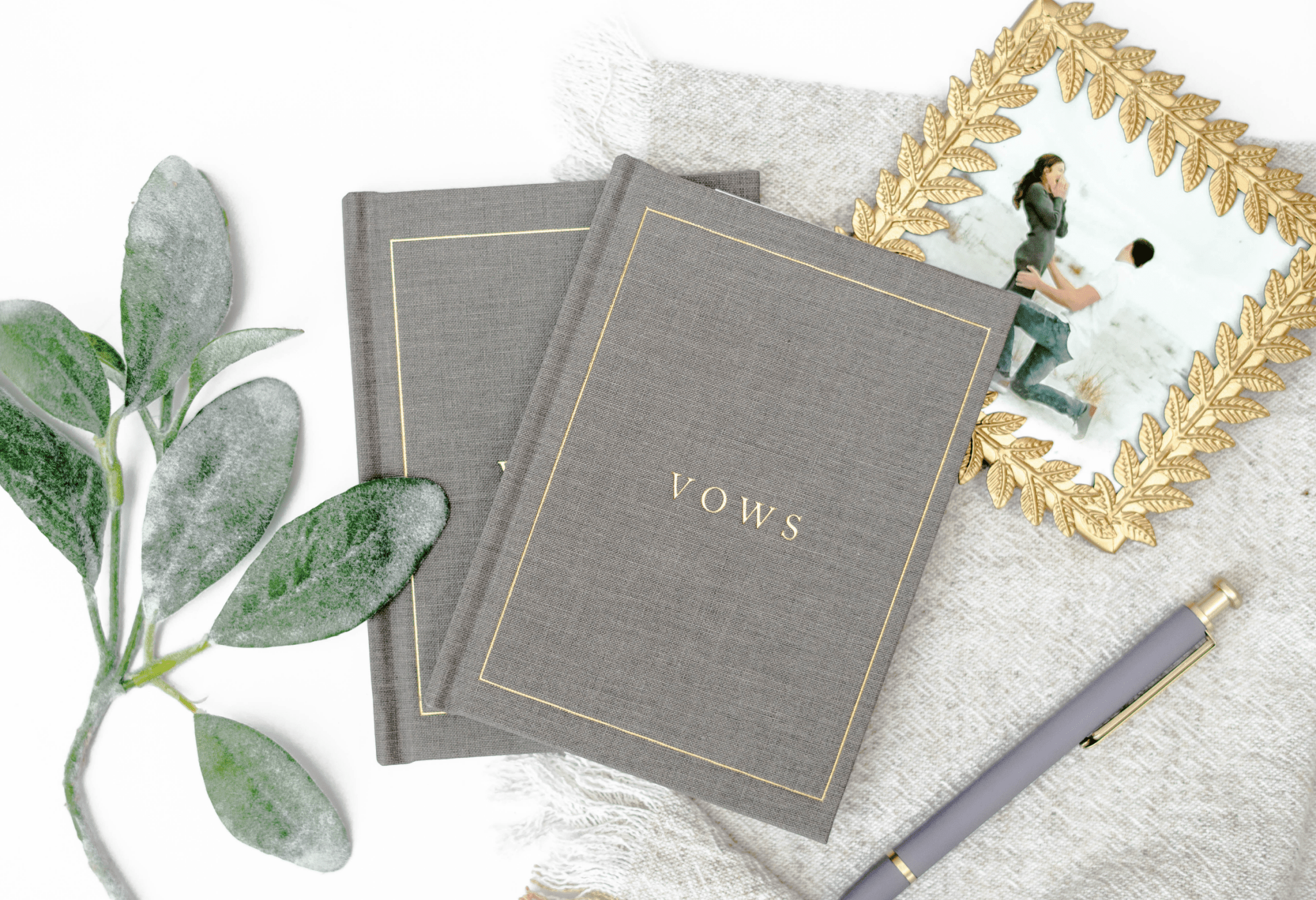 Why Personalized Vow Books Are the Most Romantic Wedding Keepsake - Duncan & Stone Paper Co.