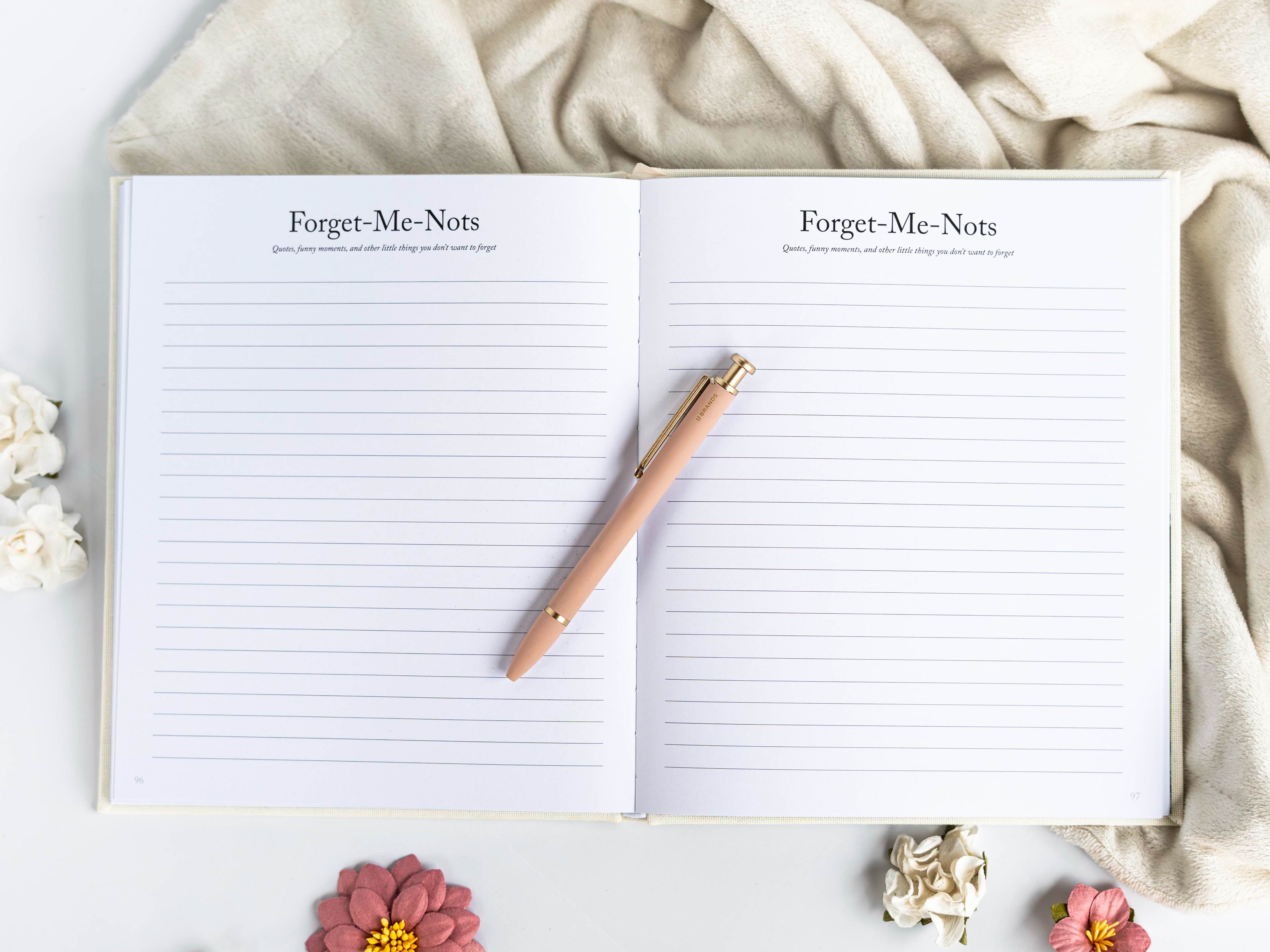 Keepsake Memory Book for Aunts, Nieces & Nephews