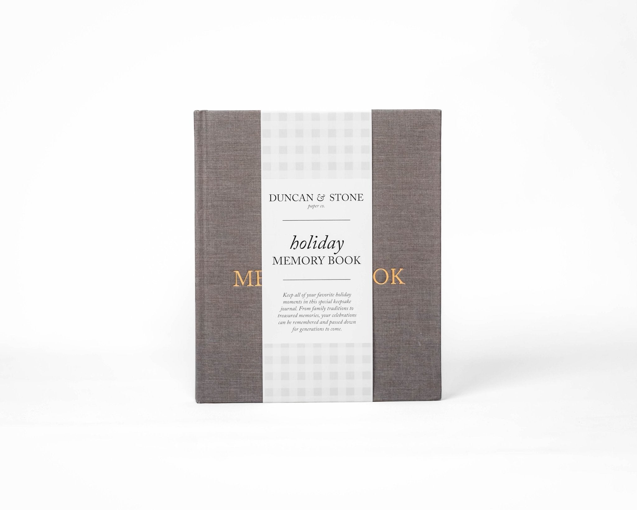Holiday Memory Book & Family Keepsake - Duncan & Stone Paper Co.