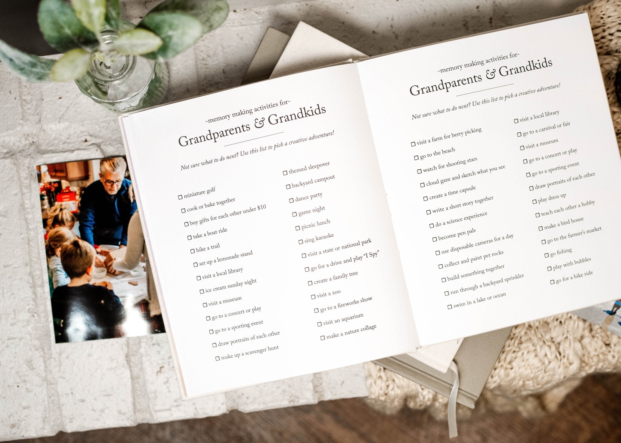 Grandparent Memory Book - Duncan & Stone Paper Co.