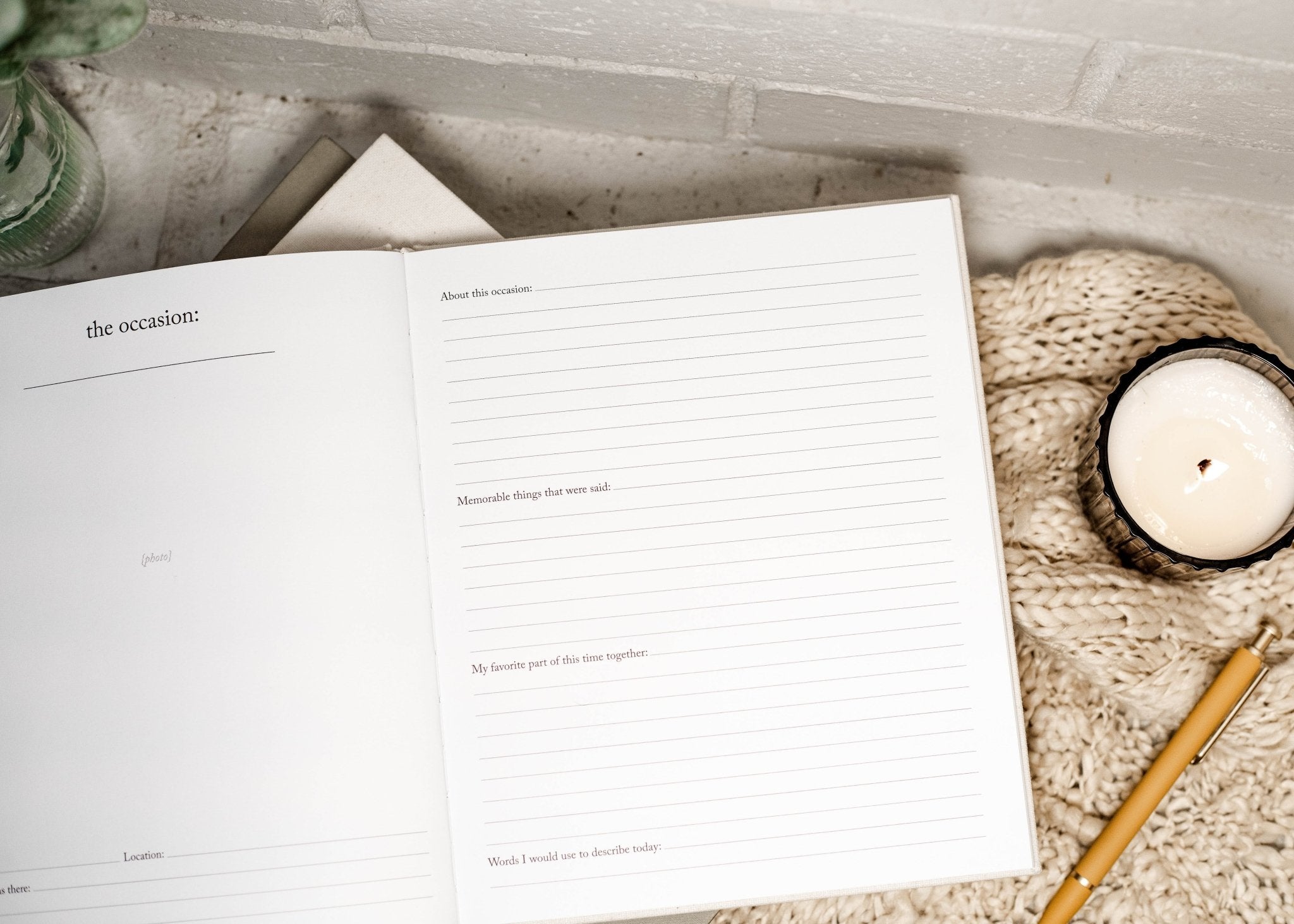 Grandparent Memory Book - Duncan & Stone Paper Co.