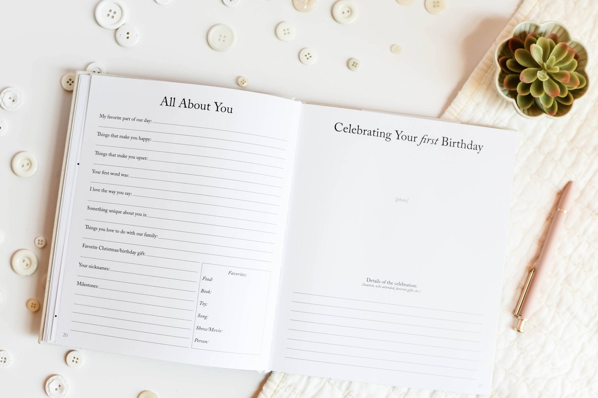 Childhood Memory Book - Duncan & Stone Paper Co.