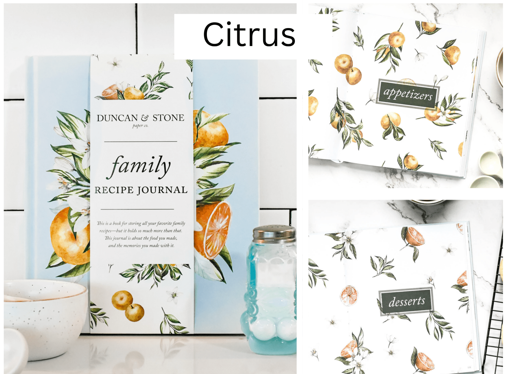 Family Recipe Book - Duncan & Stone Paper Co.