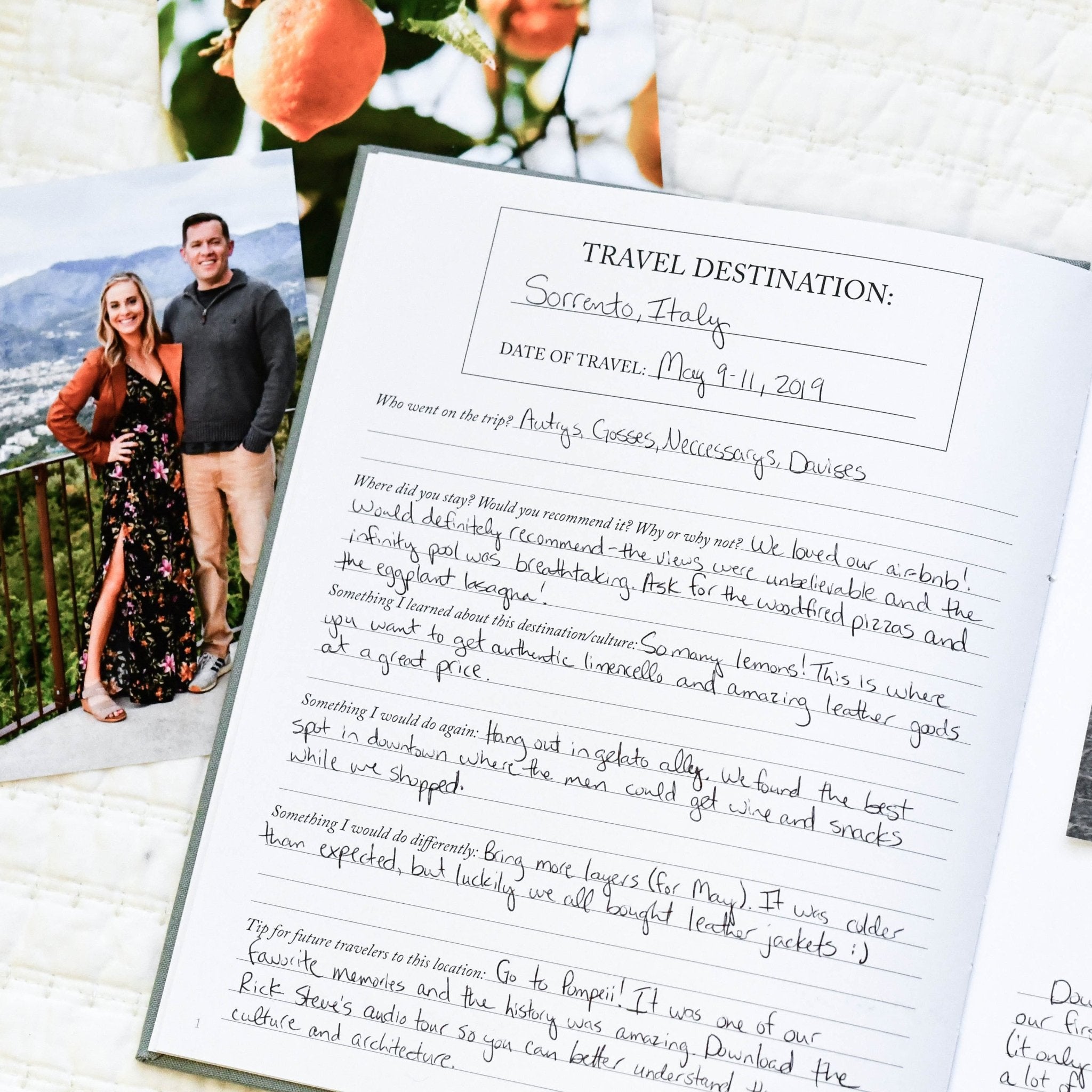 Travel Journal Book - Duncan & Stone Paper Co.