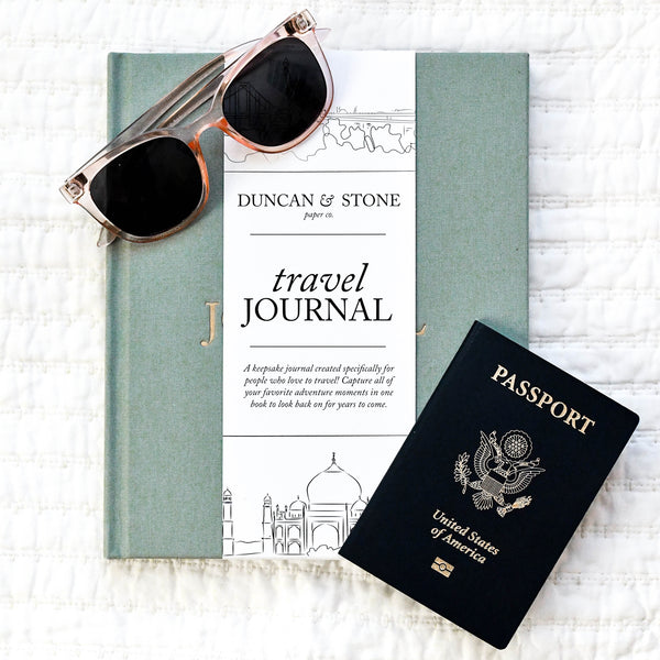 Travel Diary Personalized Honeymoon Travel Journal Travel Memory