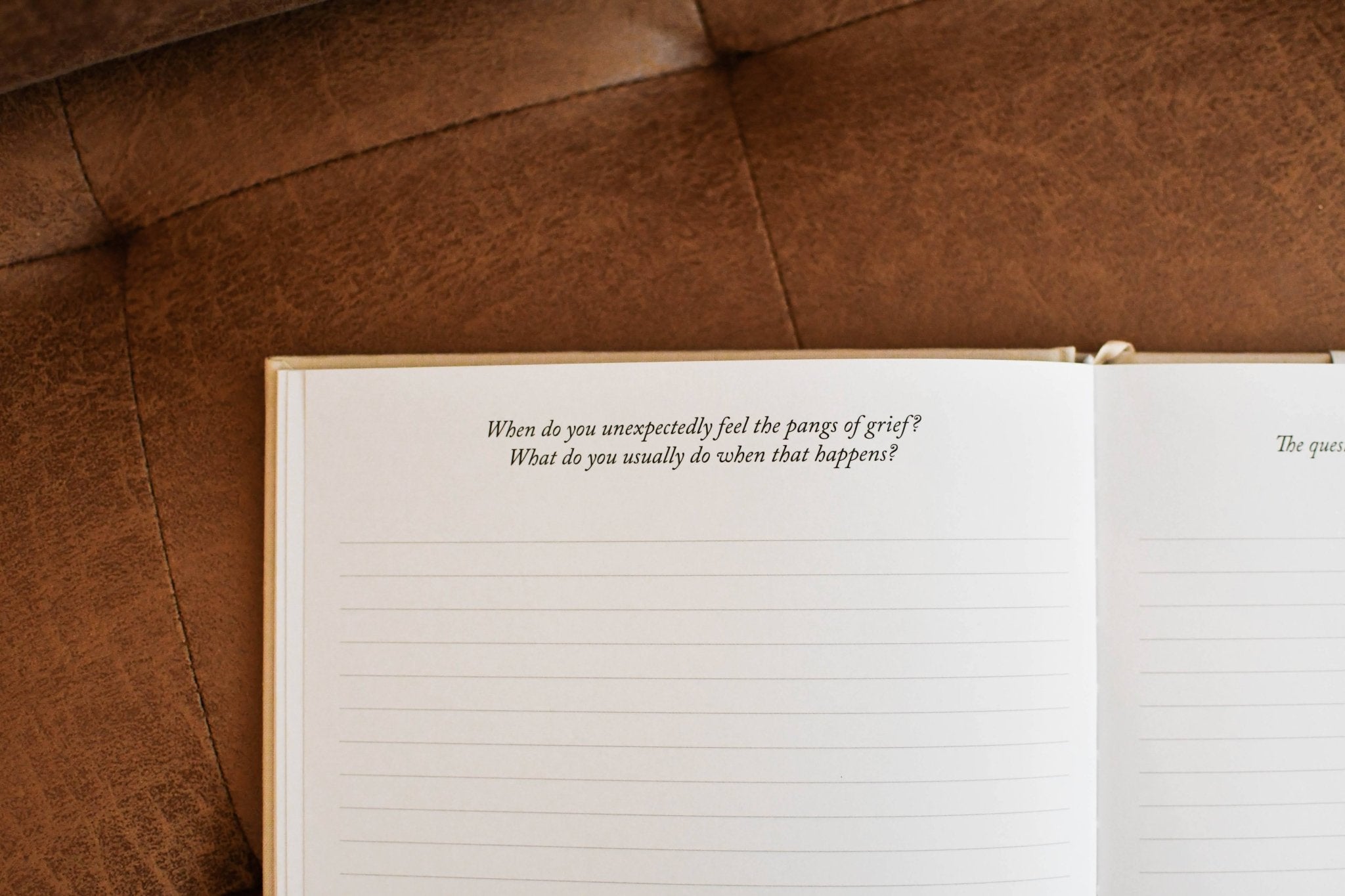 Grief Journal in Teal - Duncan & Stone Paper Co.