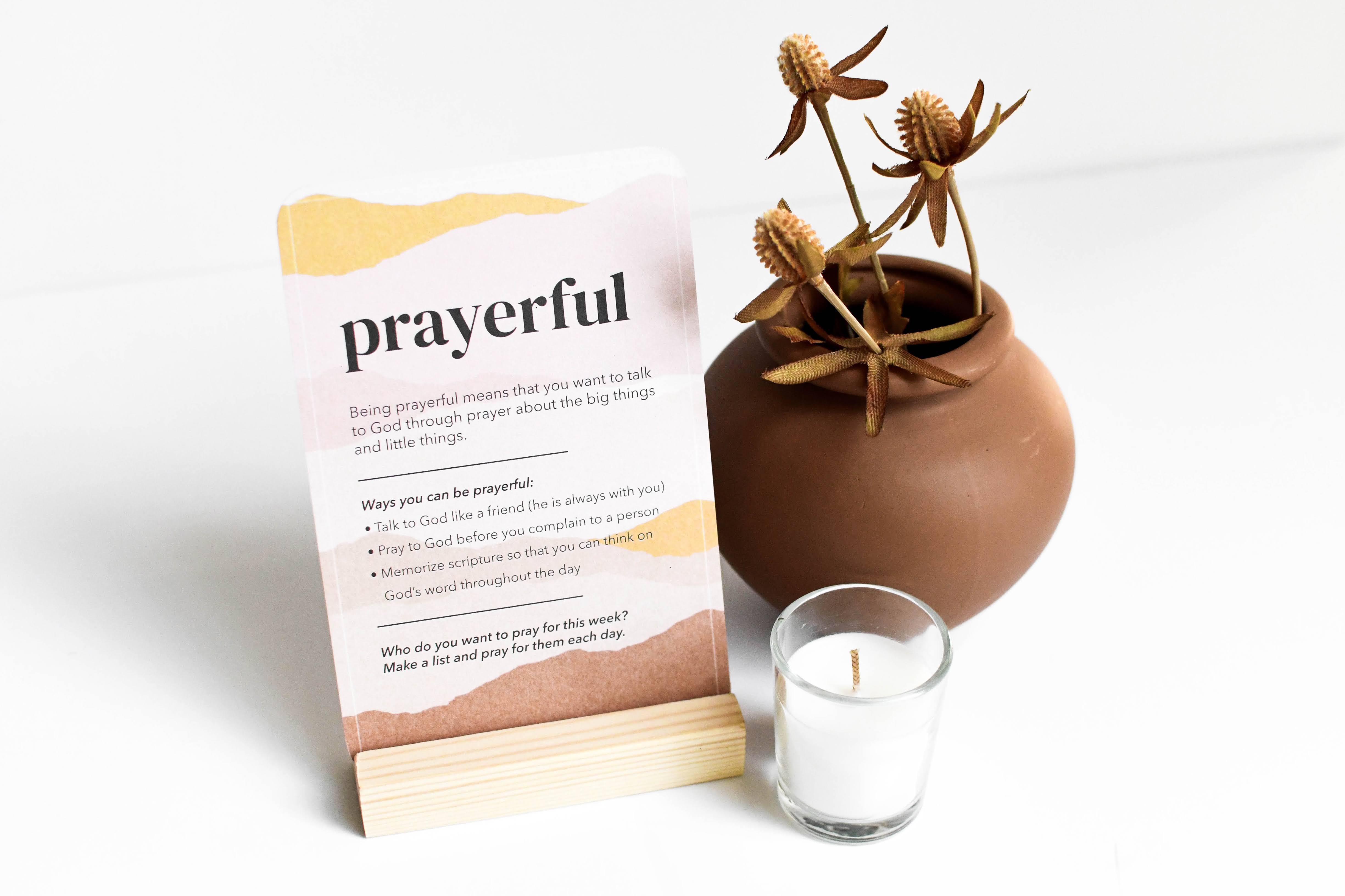 Childhood Prayer Cards by Duncan & Stone | Bible Verse Cards for Kids | Scripture Memory Cards for Family | Christian Gift for Parents | Kids Bible Study and Devotional | Thoughtful & Unique Gift for Parents | Scripture Memory Cards