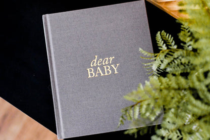Dear Baby: A Pregnancy Prayer Journal &amp; Memory Book for Expecting Moms by Duncan &amp; Stone | Pregnancy Keepsake | Scrapbook Album for Milestones | Baby Announcement | New Mom to Be Gift