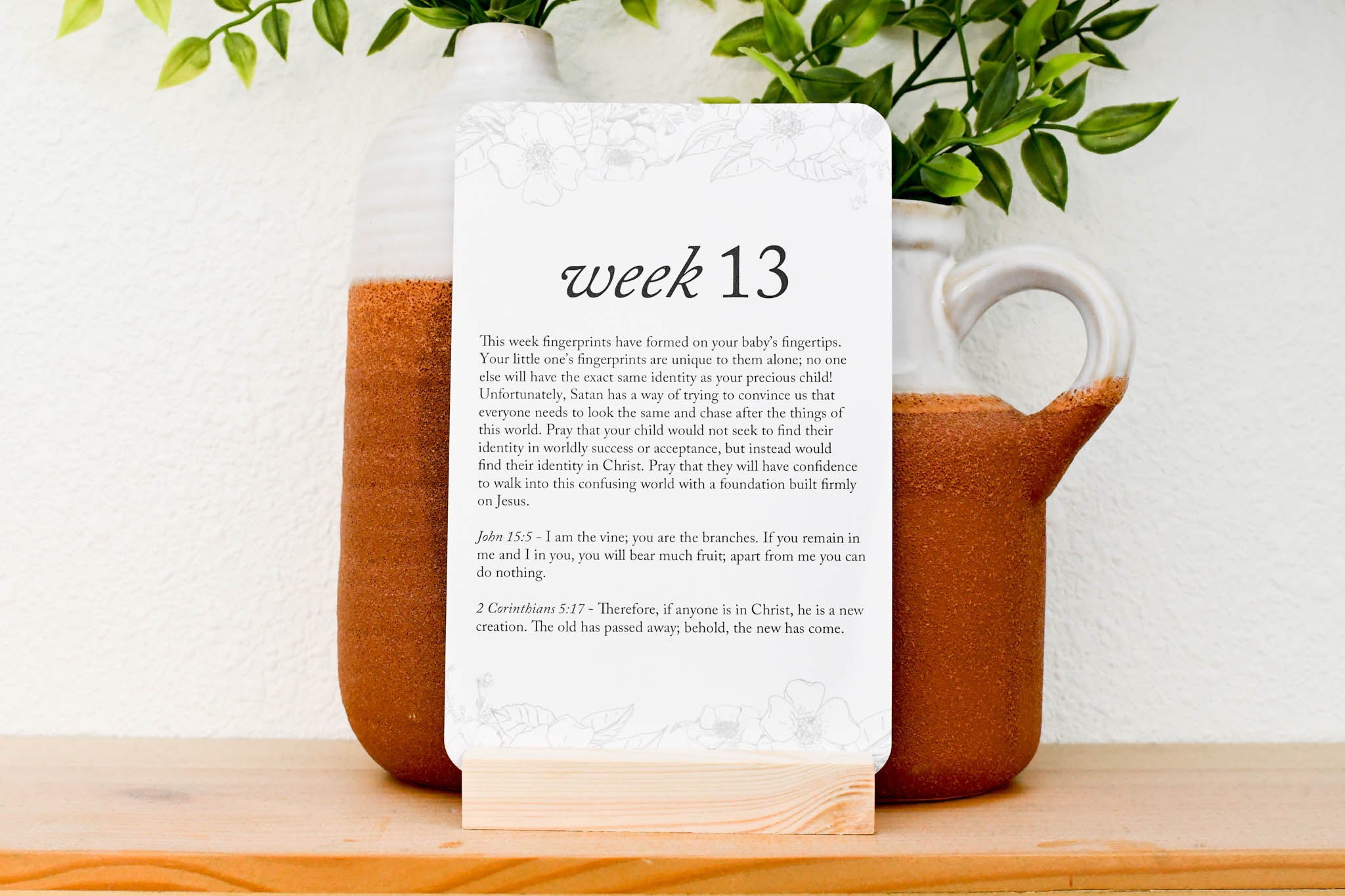 Pregnancy Prayer Cards by Duncan & Stone | Expecting Mom Gift Basket | Baby Announcement | Baby Shower Present | Prompted Prayer Cards for Parents to Be | Thoughtful and unique gift | Weekly Prompted Prayers for your Growing Baby