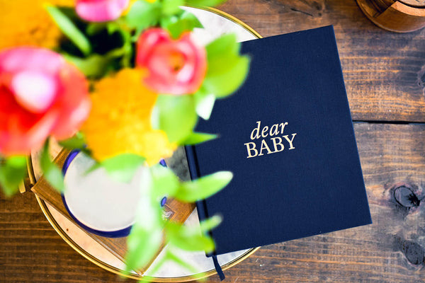 Dear Baby: A Pregnancy Prayer Journal & Memory Book for Expecting Moms by Duncan & Stone | Pregnancy Keepsake | Scrapbook Album for Milestones | Baby Announcement | New Mom to Be Gift