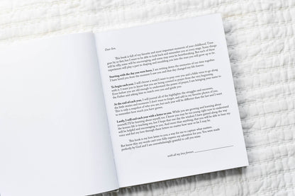 Dear Son: A Prompted Prayer Journal & Childhood Keepsake by Duncan & Stone | Baby Boy Memory Book | Scrapbook Album for Milestones | New Mom Gift | Christening or Baptism Gift | Baby Boy Scrapbook Album | Personalized Childhood Book