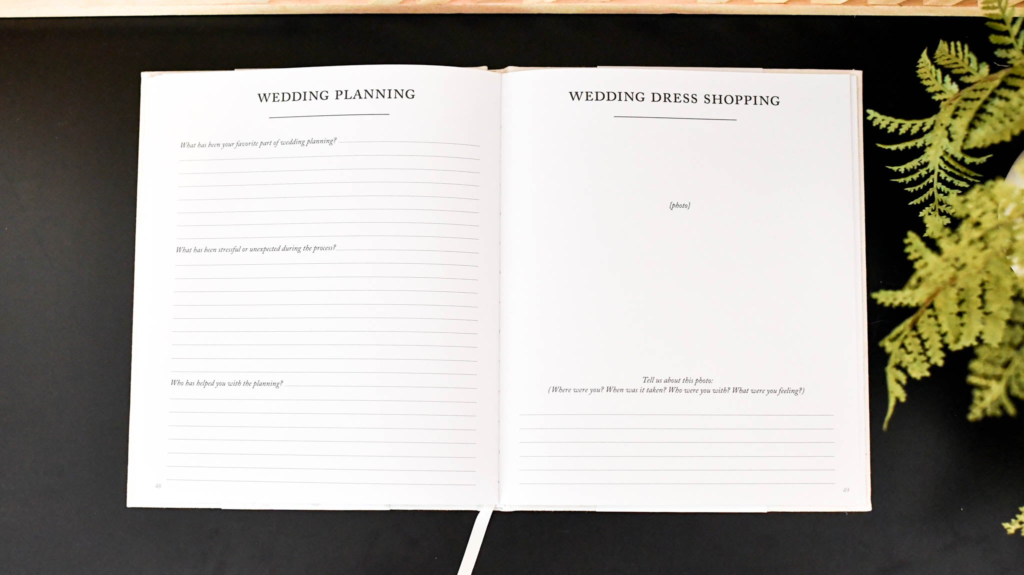 Engaged Journal Engagement Journal and Memory Book by Duncan & Stone Paper Co.