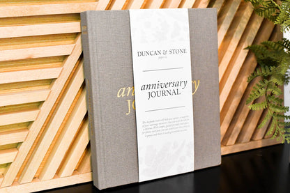 Anniversary Journal by Duncan & Stone | Wedding Journal Book For Couples | Marriage Scrapbook Gift | Memory Gifts for Couples | Keepsake for Anniversaries | Perfect Couples Book | Best Couples Journal  | Wedding Journal Made to Last