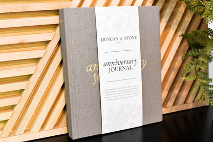 Anniversary Journal by Duncan &amp; Stone | Wedding Journal Book For Couples | Marriage Scrapbook Gift | Memory Gifts for Couples | Keepsake for Anniversaries | Perfect Couples Book | Best Couples Journal  | Wedding Journal Made to Last