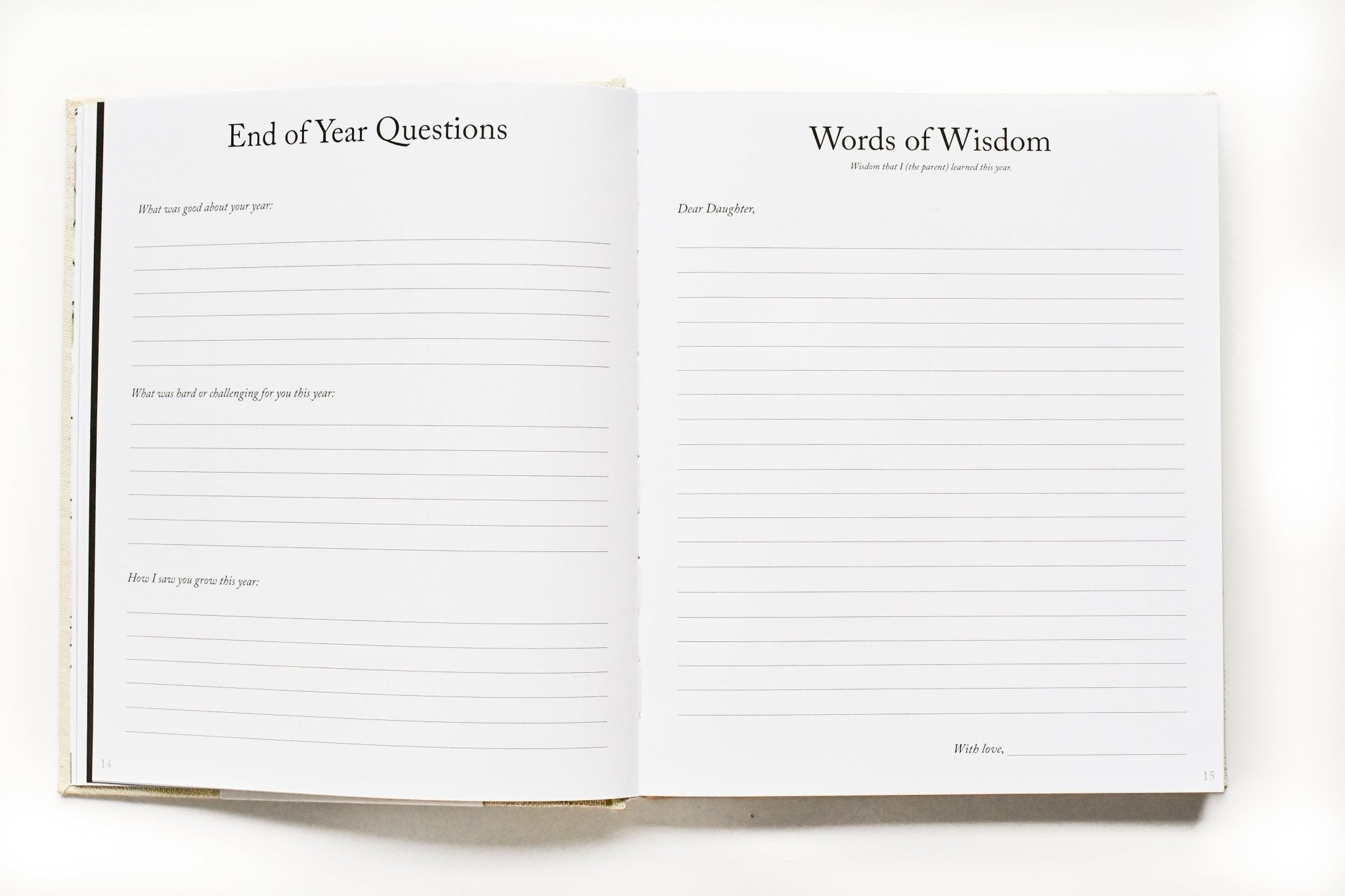 Dear Son: A Childhood Prayer Journal - Duncan & Stone Paper Co.