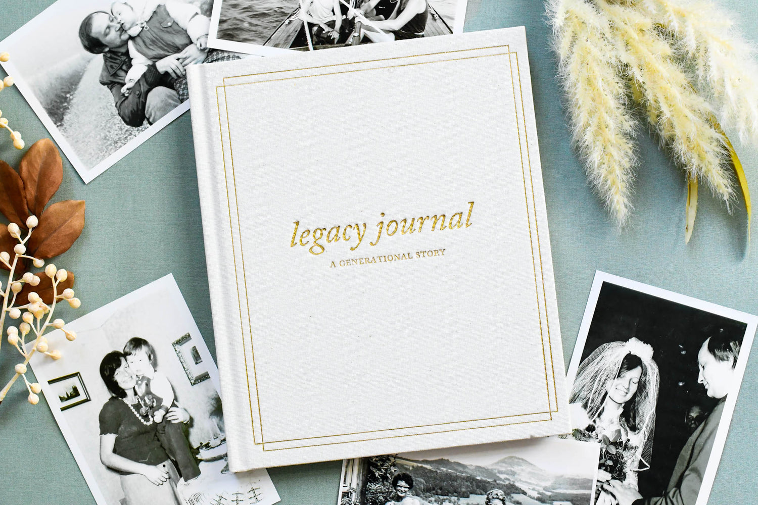 Grandparent Legacy Journal Memory Book: Family Tree Keepsake by Duncan &amp; Stone | Gift for Parents &amp; Grandparents | Nana Scrapbook Album | Perfect for Holidays