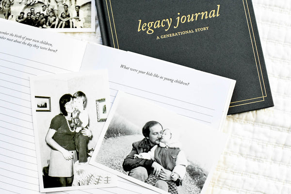 Grandparent Legacy Journal Memory Book: Family Tree Keepsake by Duncan & Stone | Gift for Parents & Grandparents | Nana Scrapbook Album | Perfect for Holidays