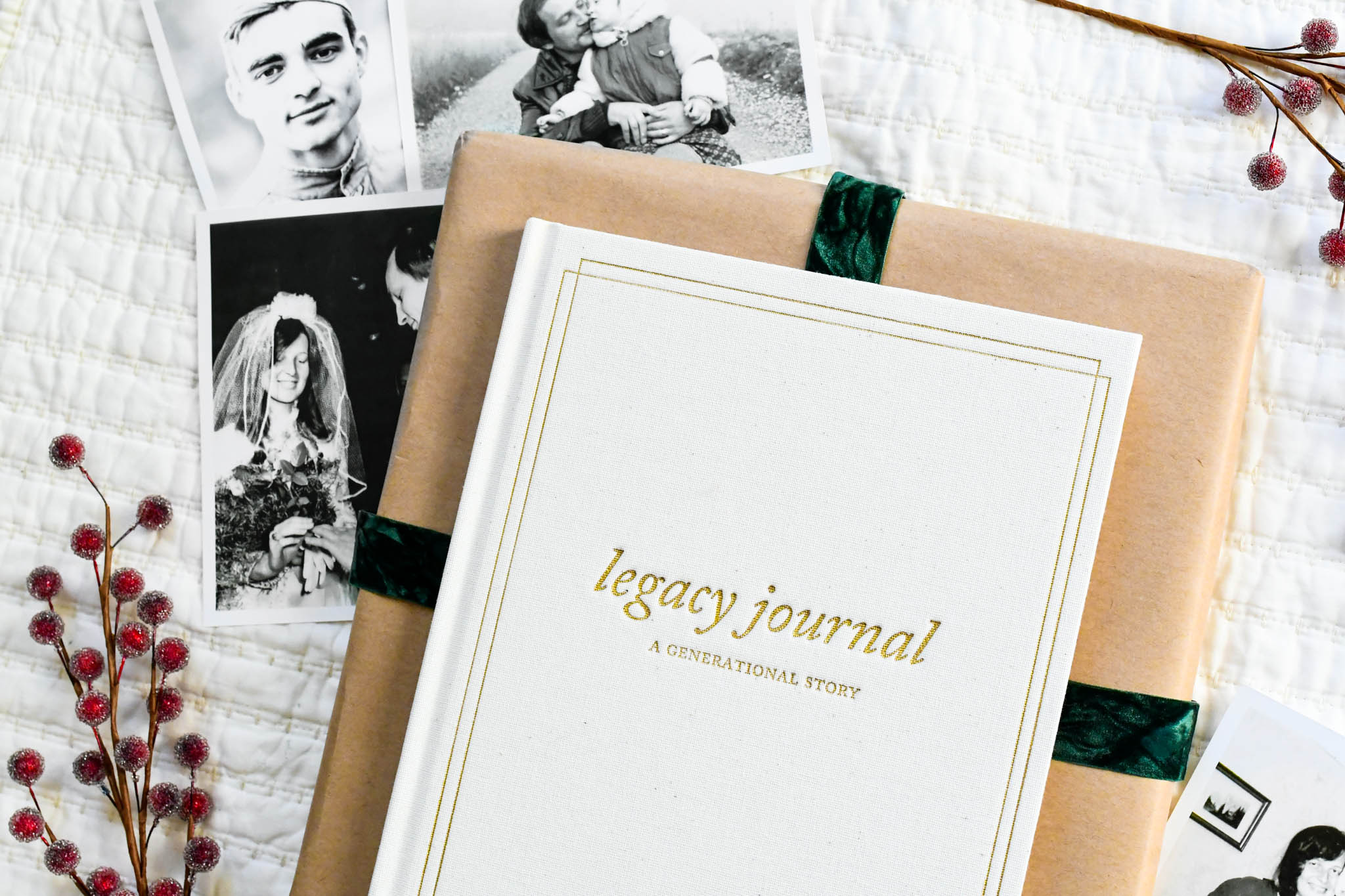 Grandparent Legacy Journal Memory Book: Family Tree Keepsake by Duncan & Stone | Gift for Parents & Grandparents | Nana Scrapbook Album | Perfect for Holidays