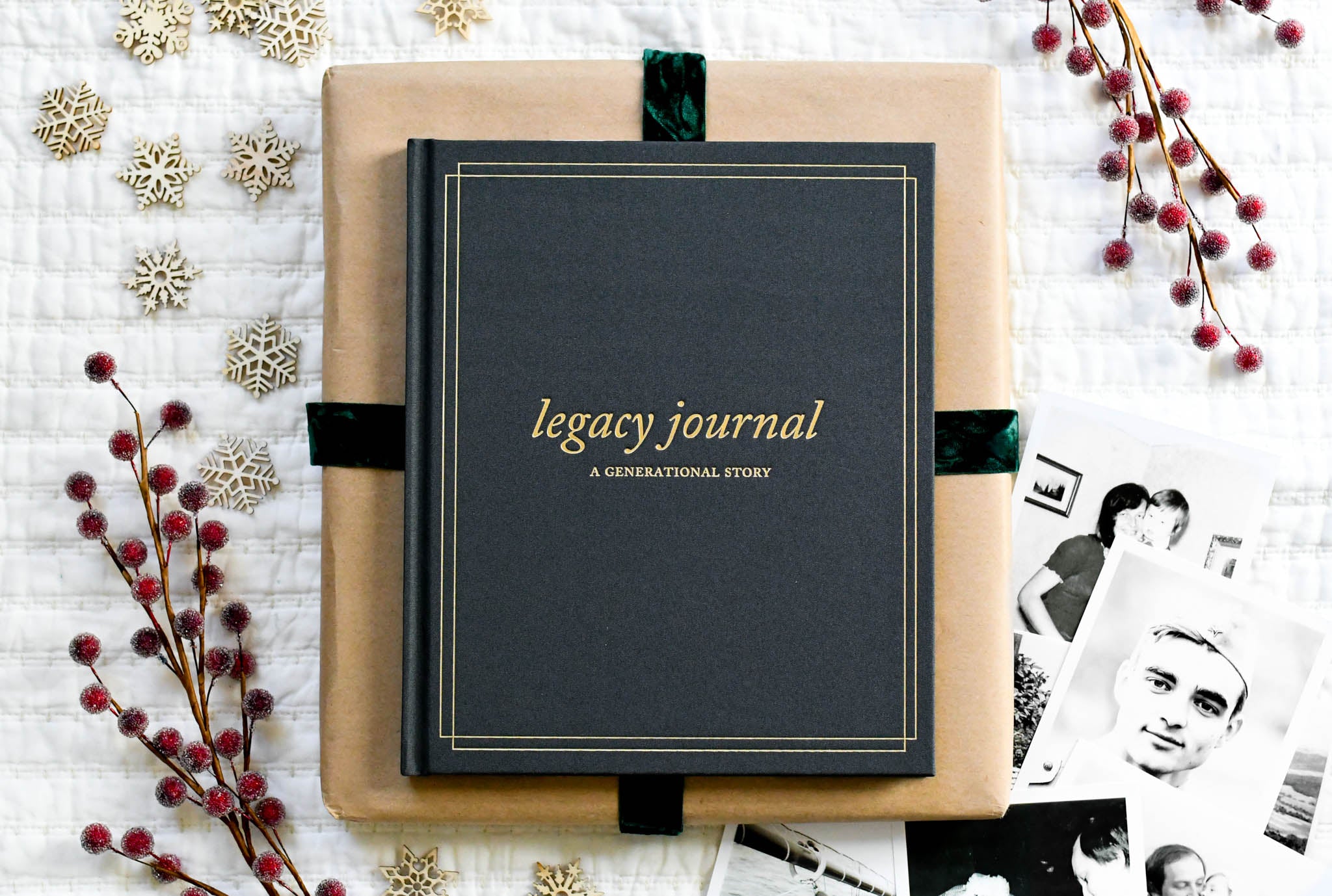 Grandparent Legacy Journal Memory Book: Family Tree Keepsake by Duncan & Stone | Gift for Parents & Grandparents | Nana Scrapbook Album | Perfect for Holidays