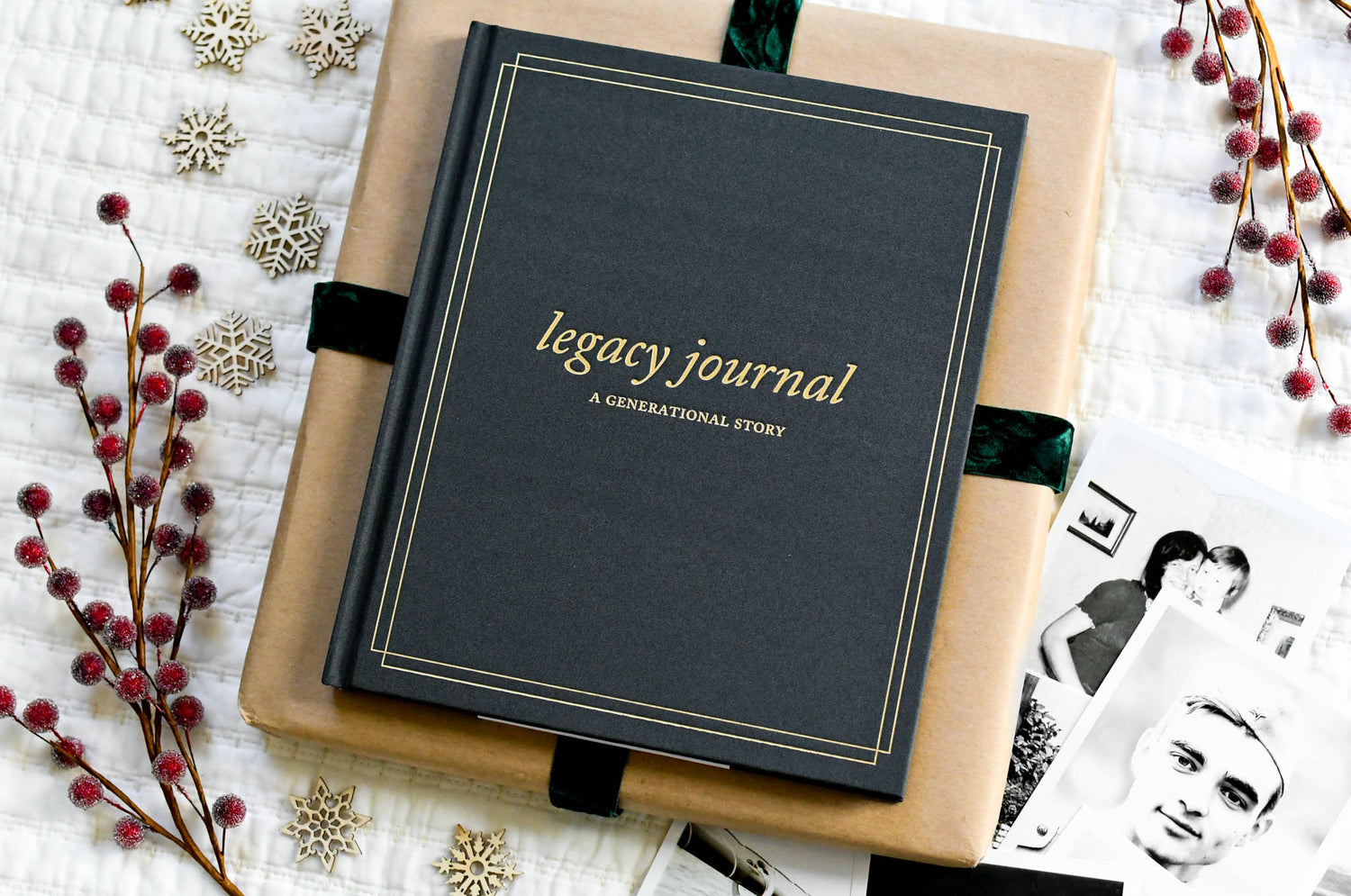 Grandparent Legacy Journal Memory Book: Family Tree Keepsake by Duncan &amp; Stone | Gift for Parents &amp; Grandparents | Nana Scrapbook Album | Perfect for Holidays