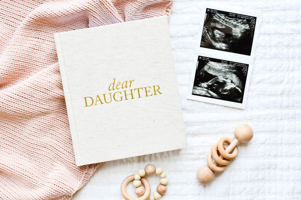 Dear Daughter: A Prompted Prayer Journal & Childhood Keepsake by Duncan & Stone | Baby Boy Memory Book | Scrapbook Album for Milestones | New Mom Gift | Christening or Baptism Gift | Baby Boy Scrapbook Album | Personalized Childhood Book