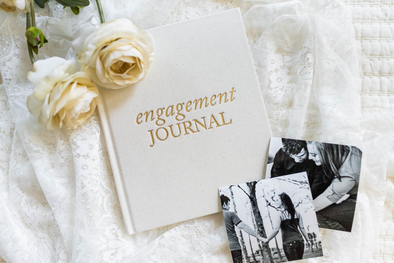 engagement journal ivory 