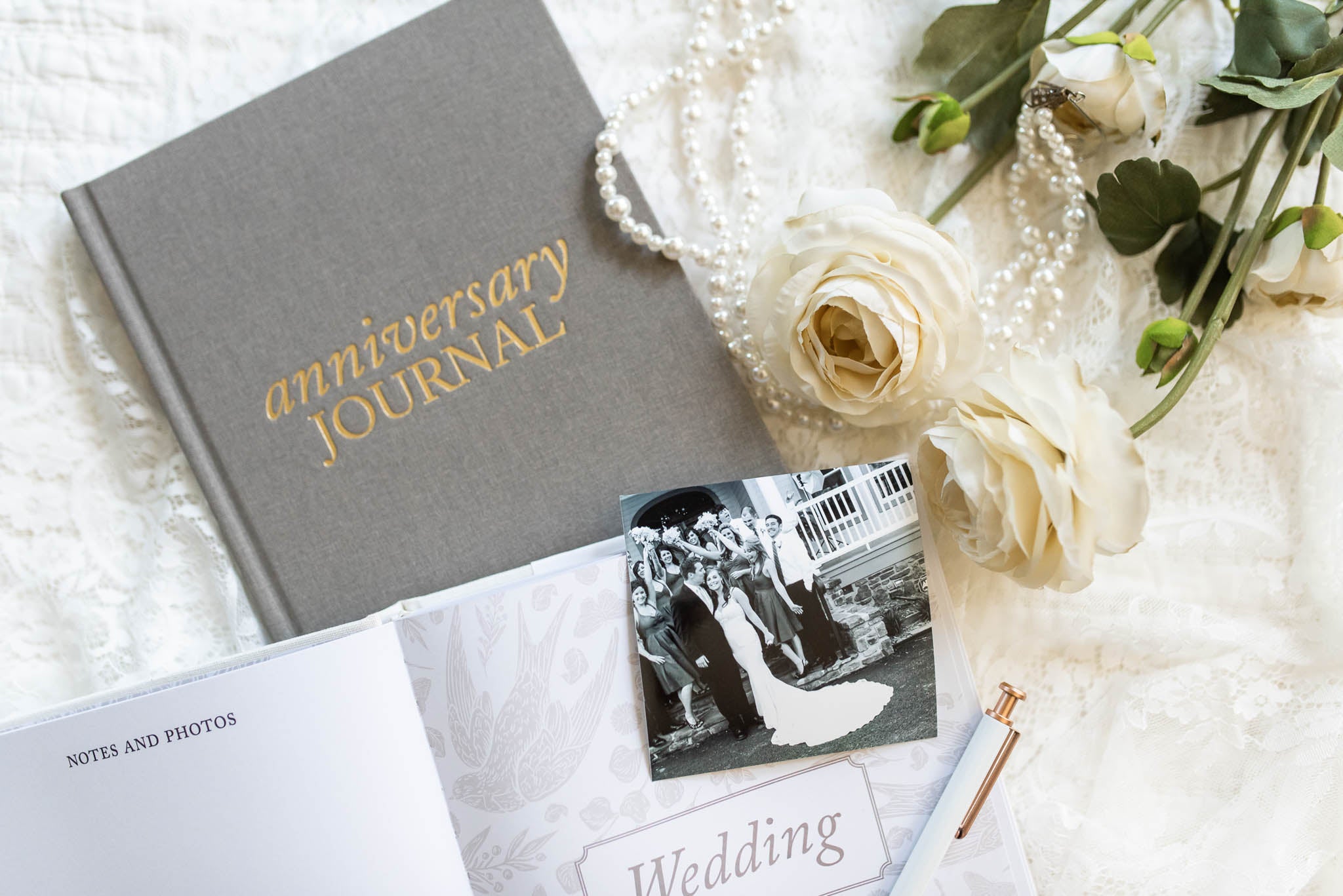 Wedding Anniversary Memory Book  A Hardcover Journal To Document