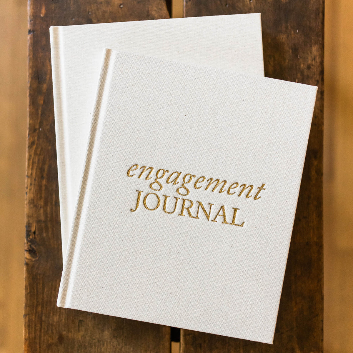 Engaged Journal Engagement Journal in Ivory | Duncan & Stone Paper Co.