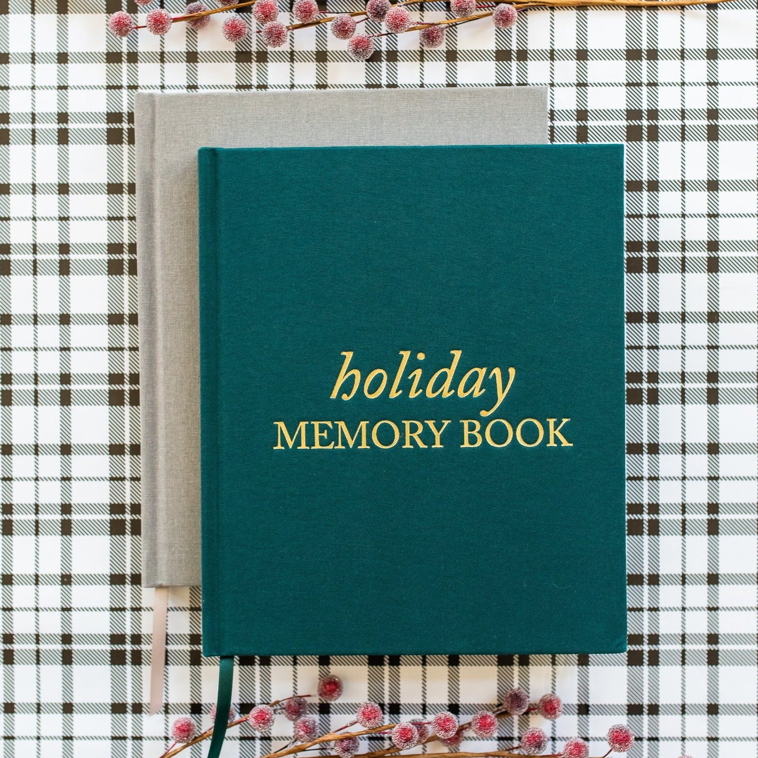 Holiday Memory Book by Duncan & Stone | Family Photo Scrapbook Album | Seasonal Traditions Keepers for Thanksgiving & Other Holidays | Keepsake Journal for Important Records | Premium Holiday Photo Album | Custom Holiday Journal
