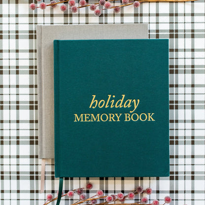 Holiday Memory Book by Duncan &amp; Stone | Family Photo Scrapbook Album | Seasonal Traditions Keepers for Thanksgiving &amp; Other Holidays | Keepsake Journal for Important Records | Premium Holiday Photo Album | Custom Holiday Journal