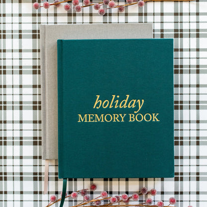 Holiday Memory Book by Duncan & Stone | Family Photo Scrapbook Album | Seasonal Traditions Keepers for Thanksgiving & Other Holidays | Keepsake Journal for Important Records | Premium Holiday Photo Album | Custom Holiday Journal