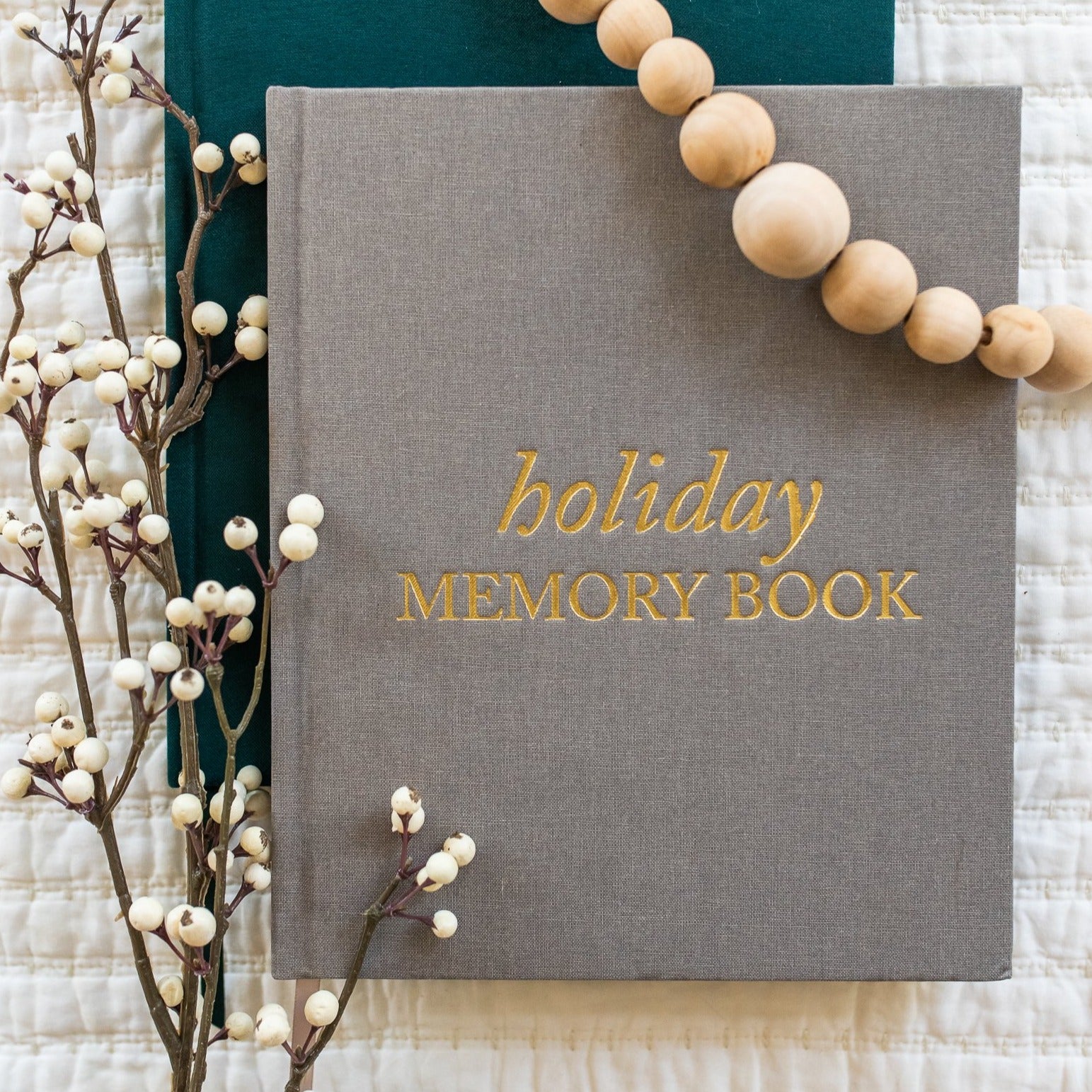 Holiday Memory Book by Duncan & Stone | Family Photo Scrapbook Album | Seasonal Traditions Keepers for Thanksgiving & Other Holidays | Keepsake Journal for Important Records | Premium Holiday Photo Album | Custom Holiday Journal
