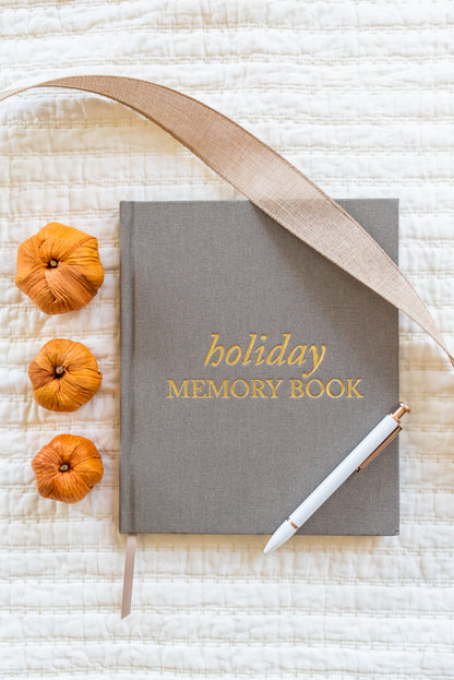 Holiday Memory Book by Duncan & Stone | Family Photo Scrapbook Album | Seasonal Traditions Keepers for Thanksgiving & Other Holidays | Keepsake Journal for Important Records | Premium Holiday Photo Album | Custom Holiday Journal