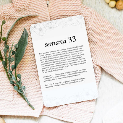 Spanish Pregnancy Prayer Cards