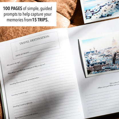 Travel Journal by Duncan & Stone | Photo Album | Adventure Book for Couples or Graduation Gift | Travel Scrapbook Gift for Women or Best Friend | Adventure Keepsake | Vacation, Camp, & Road Trip Log | Gift for Travelers